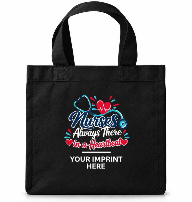 Nurses Mini Cotton Gift Tote with Personalization