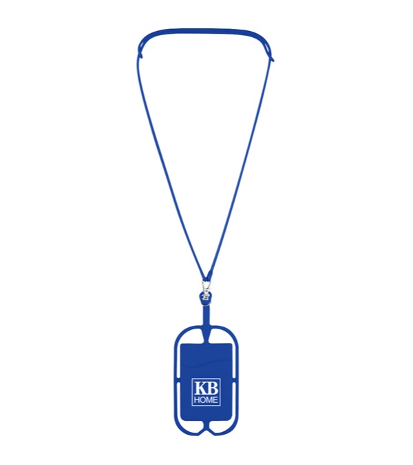 Silicone Lanyard with Phone Holder & Wallet