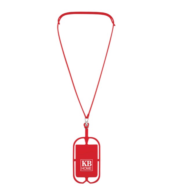 Silicone Lanyard with Phone Holder & Wallet