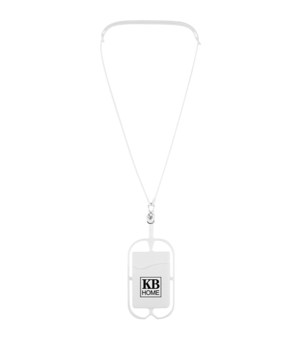 Silicone Lanyard with Phone Holder & Wallet