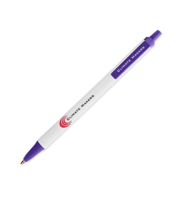 BIC Clic Stic White Promotional Pen