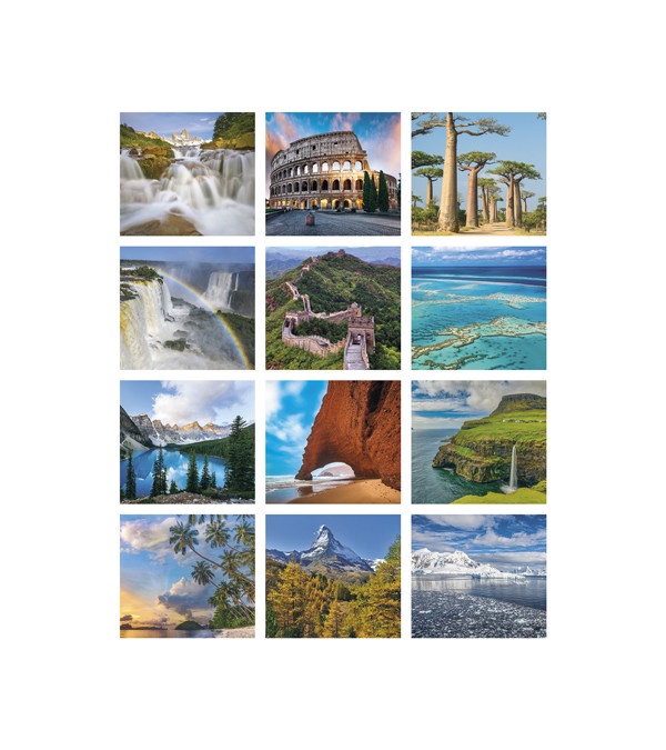Glorious Getaways - Mini Wall Calendar