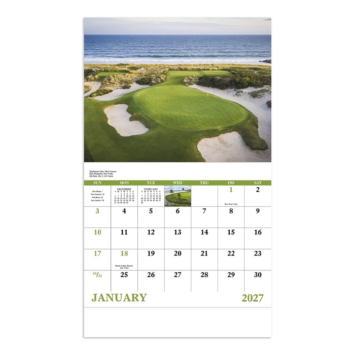 Fairways & Greens Wall Calendar - 2027