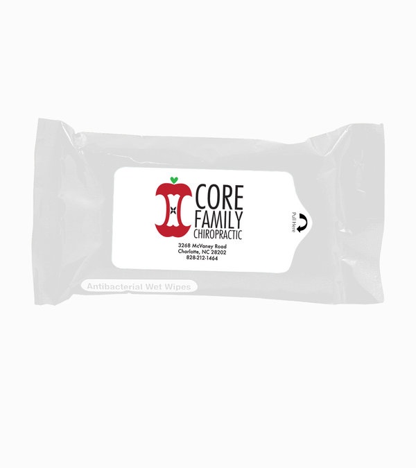 Tek-Wipes Antibacterial Wet Wipes in a Pouch