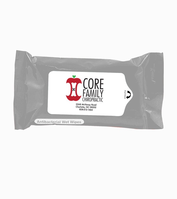 Tek-Wipes Antibacterial Wet Wipes in a Pouch