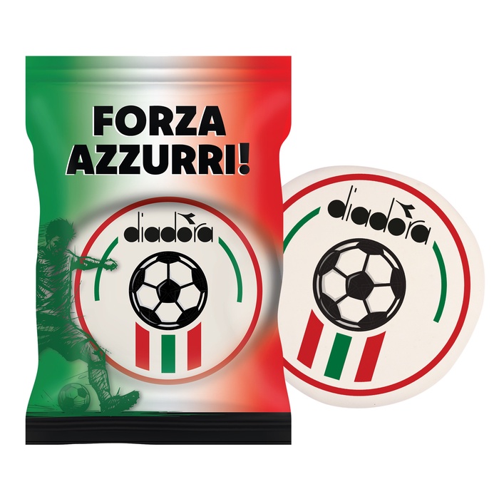 Soccer Theme 3" Iced Full Color Circle Vanilla Cookie - Italy