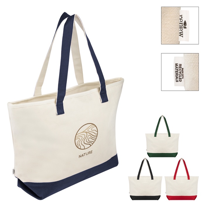 Large Starboard Recycled Cotton Canvas Tote Bag