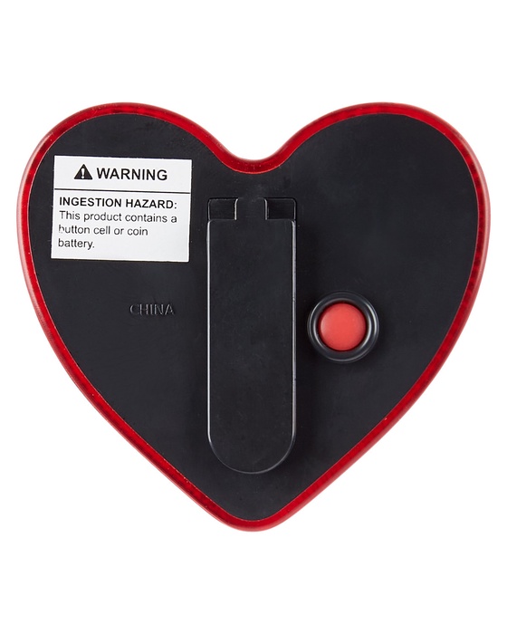 Heart Flashing Clip On Safety Button