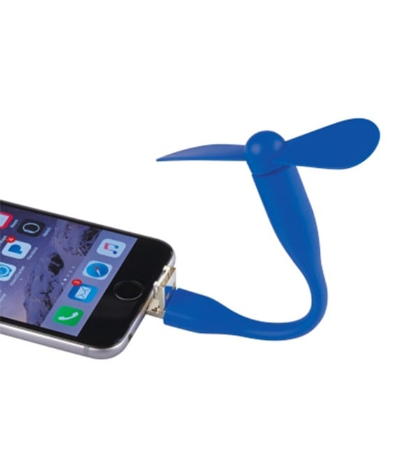 Mini Usb Fan With 3-Way Connector