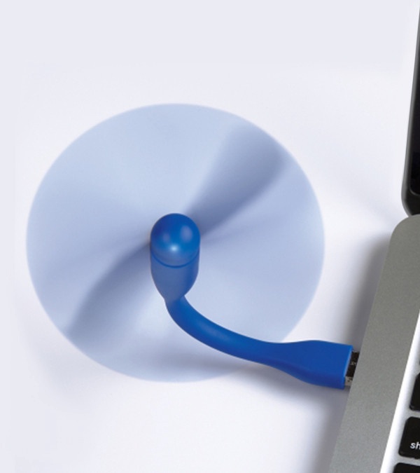 Mini Usb Fan With 3-Way Connector