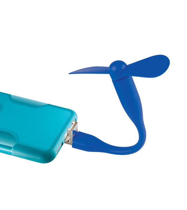 Mini Usb Fan With 3-Way Connector