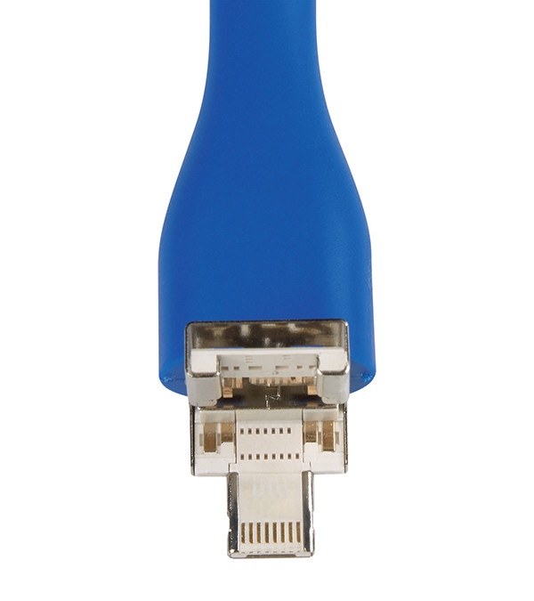 Mini Usb Fan With 3-Way Connector