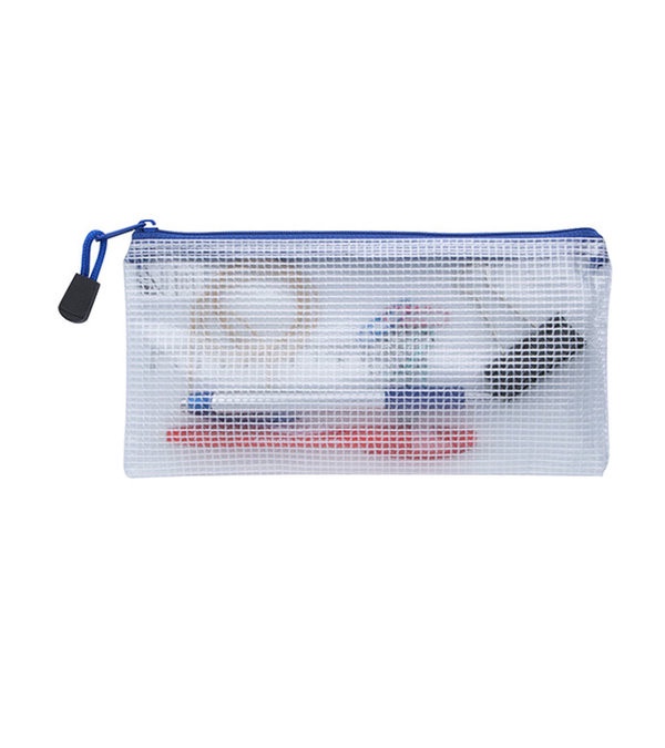 Clear Zippered Pencil Pouch