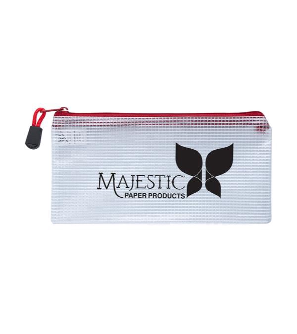 Clear Zippered Pencil Pouch