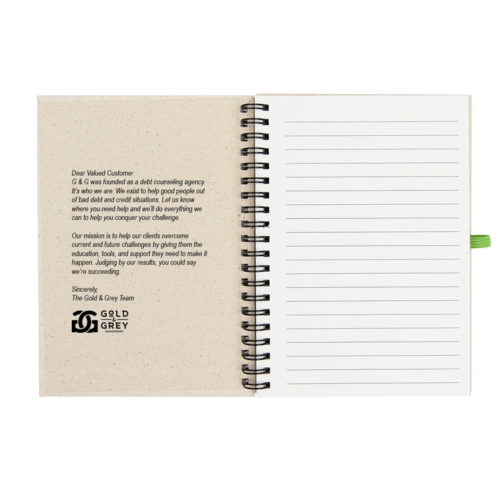Natural Paper Spiral Notebook