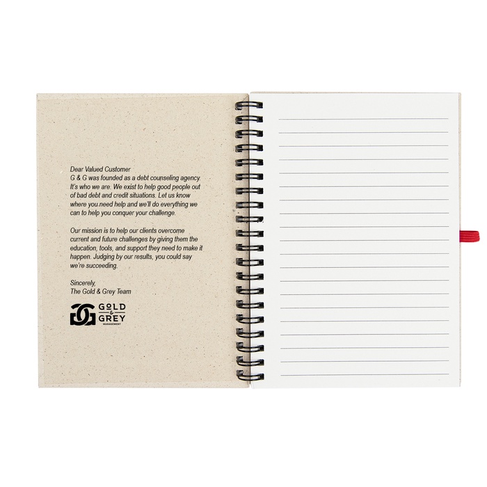 Natural Paper Spiral Notebook