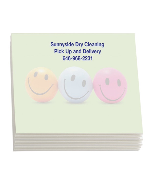 Sticky Note Pads - Smiley Faces 4&quot; x 3&quot; (100 sheet s)