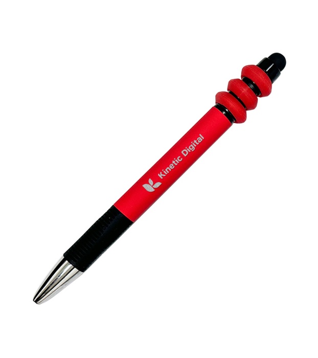 Fidget Spinner Soft Touch Stylus Metal Pen