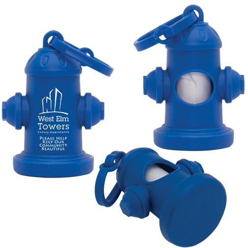 Imprinted Fire Hydrant Waste Bag Dispensers