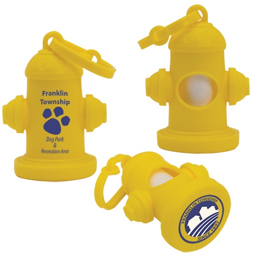 Imprinted Fire Hydrant Waste Bag Dispensers