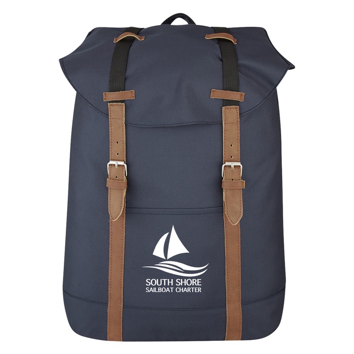 Flap Custom Drawstring Backpacks