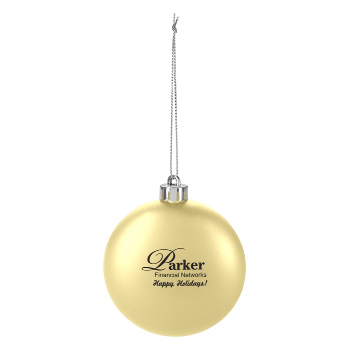 Personalized Flat Round Ornaments
