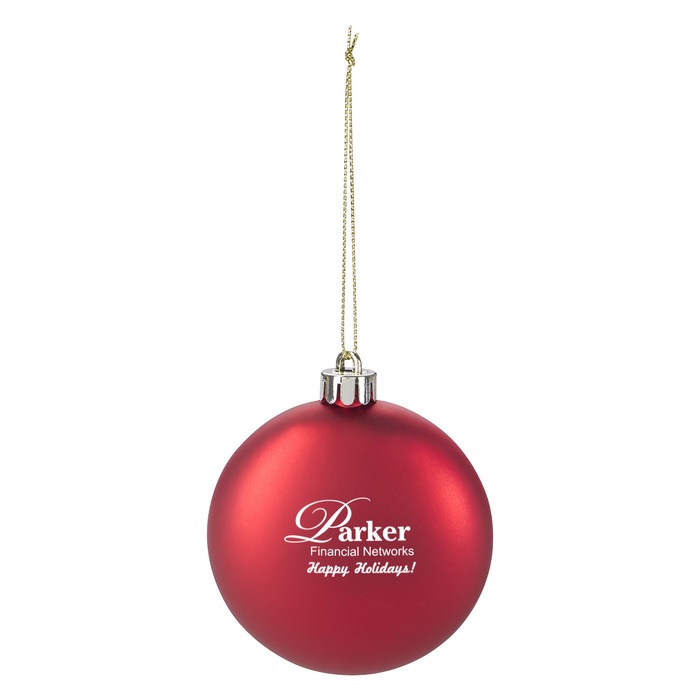 Personalized Flat Round Ornaments