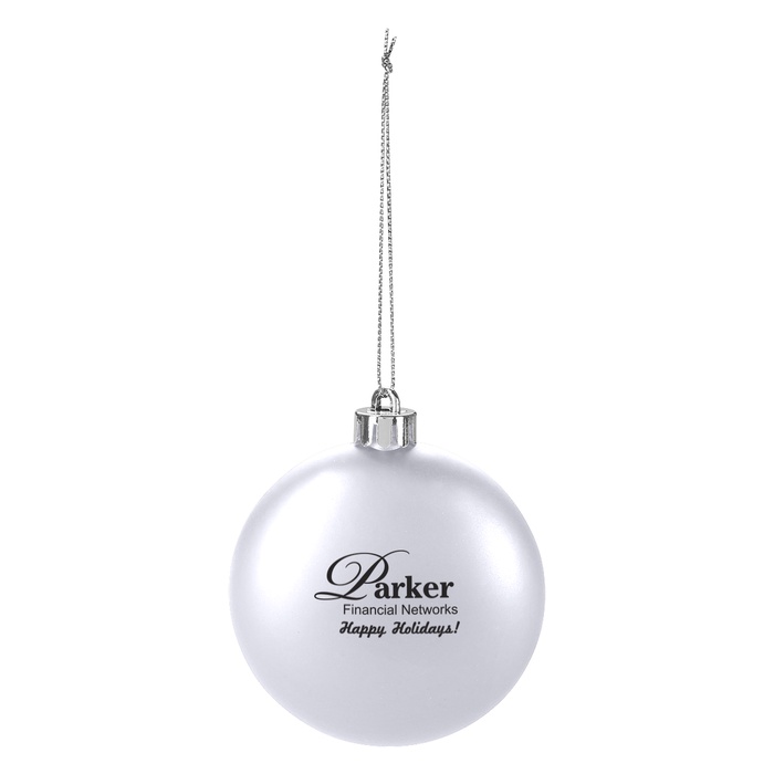 Personalized Flat Round Ornaments