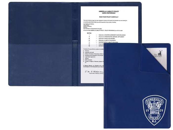 Flexible Cover Presentation Folder with Imprint