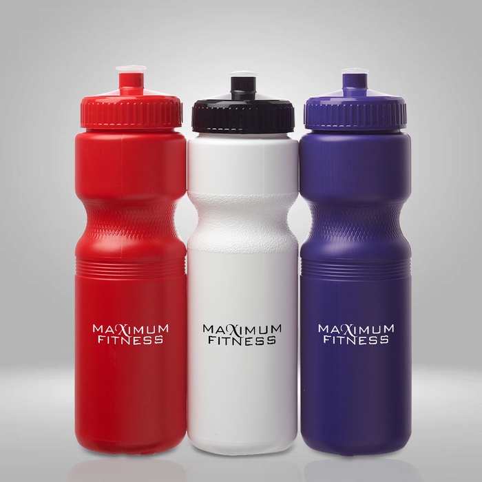 28 oz. Push Cap Plastic Water Bottles