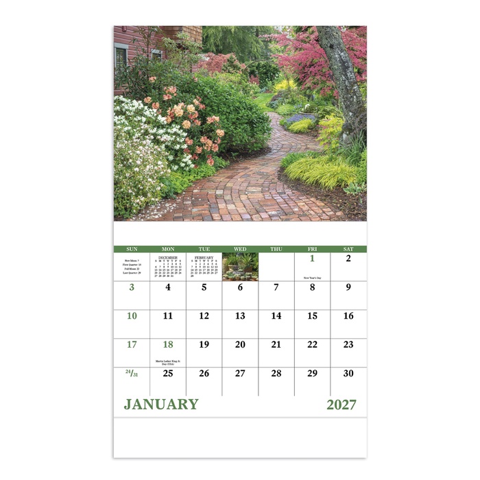 Garden Walk Wall Calendar - 2027