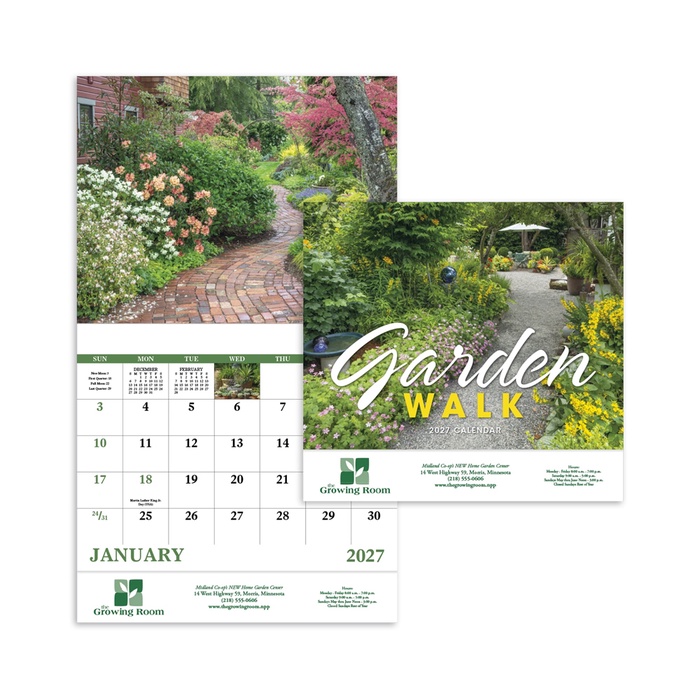 Garden Walk Wall Calendar - 2027