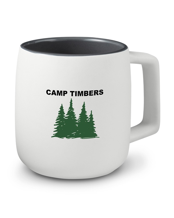 15 oz. Geo Square Handle Ceramic Mug