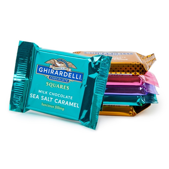 Tote Box with Ghirardelli Chocolate Squares