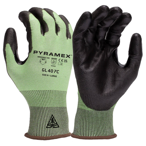 Polyurethane A4 Cut Safety Gloves