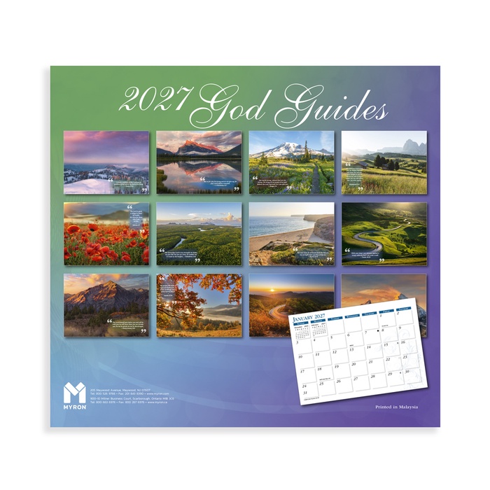 God Guides Wall Calendar - 2027