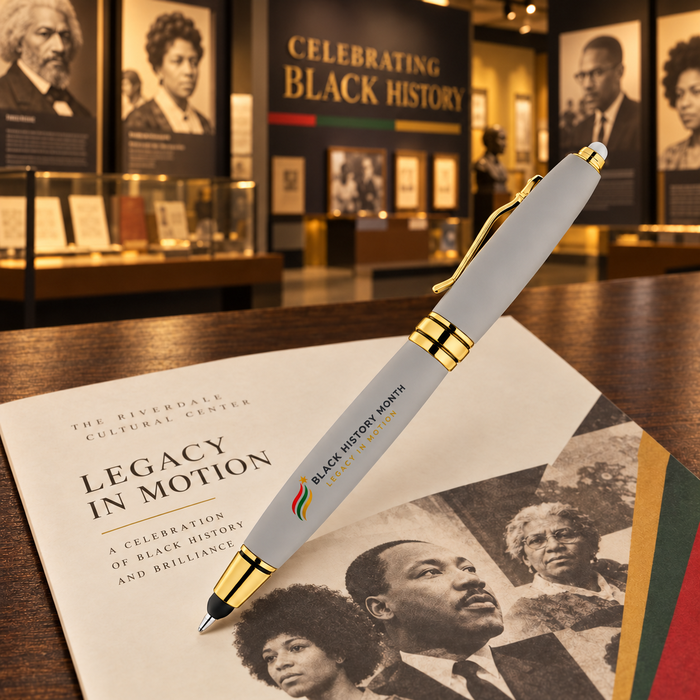 Legacy in Motion Soft Touch Triple Function Pen – Full Color Imprint