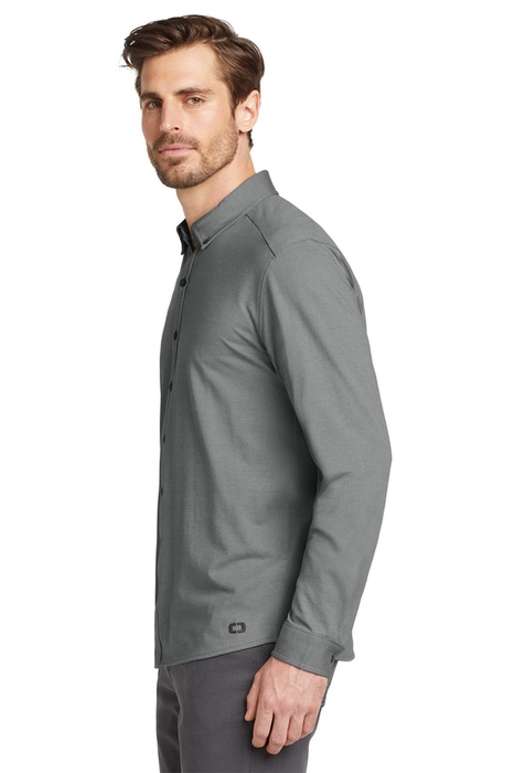 OGIO® Code Stretch Long Sleeve Button-Up