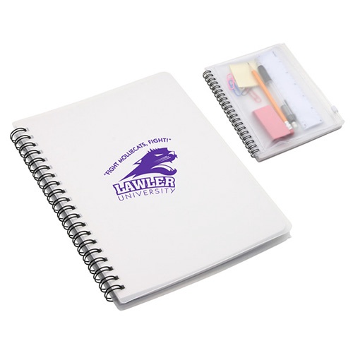 Hardcover Logo Notebook with Pouch