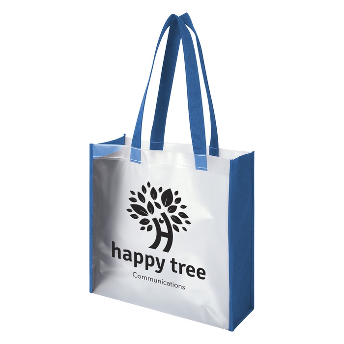 Heathered Frost Custom Tote Bags