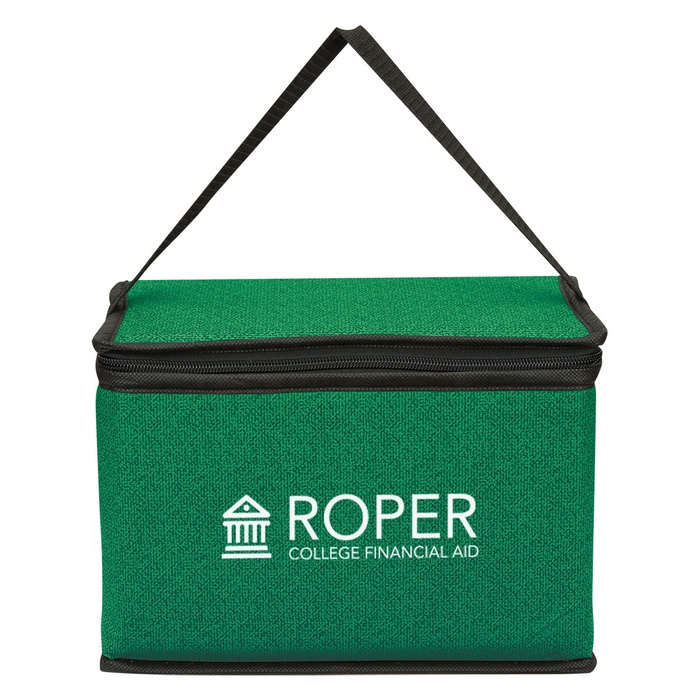 Heathered Non-Woven Custom Cooler Lunch Bags