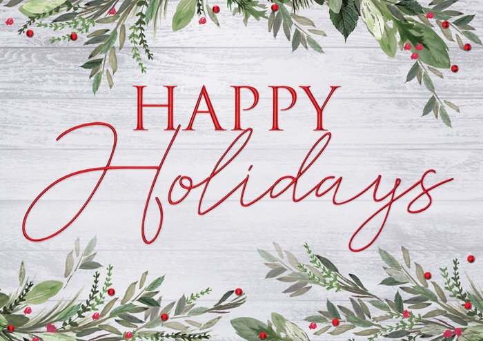 Rustic Display Holiday Cards