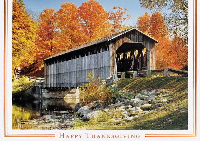 Crisp, Fall Days Thanksgiving Cards