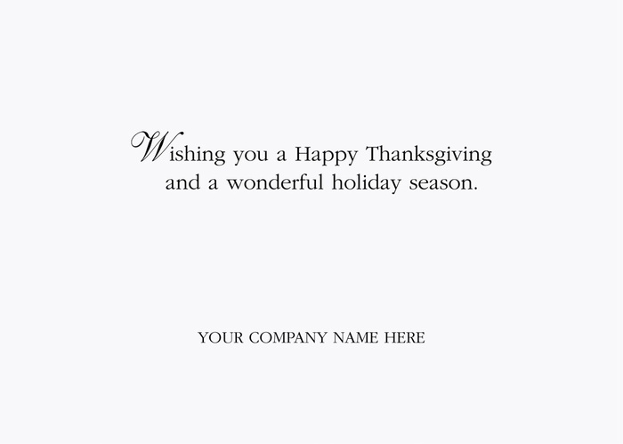 Crisp, Fall Days Thanksgiving Cards