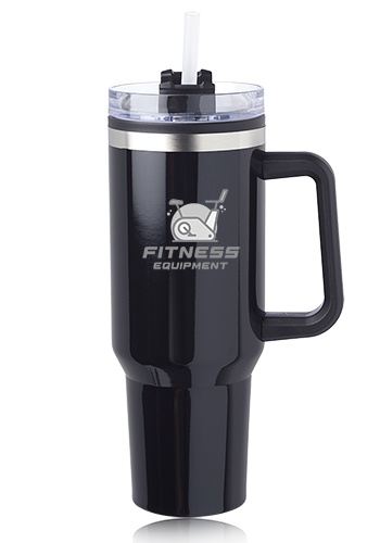 40 oz. Hugo Plastic Interior Stainless Steel Travel Mug