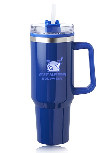 40 oz. Hugo Plastic Interior Stainless Steel Travel Mug