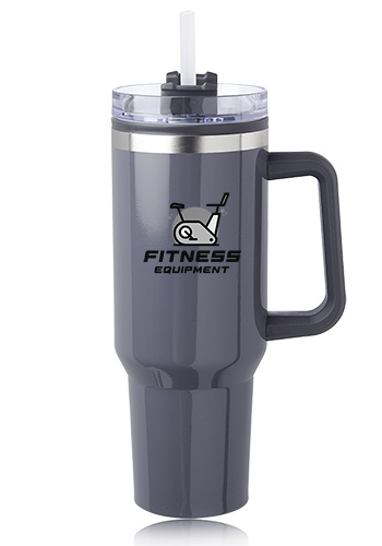 40 oz. Hugo Plastic Interior Stainless Steel Travel Mug