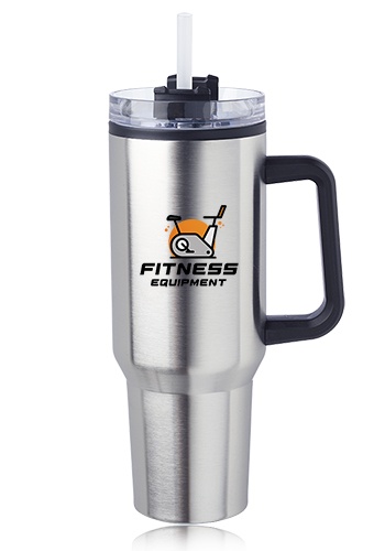 40 oz. Hugo Plastic Interior Stainless Steel Travel Mug