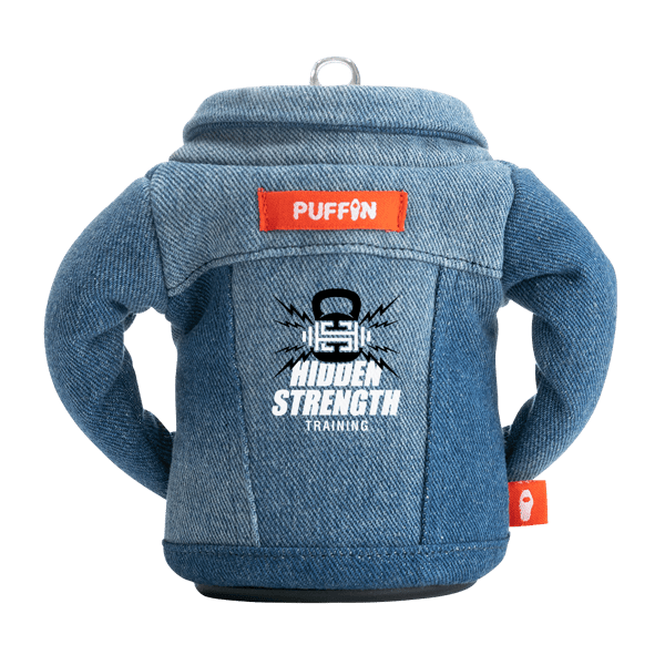 The Denim Can Cooler By Puffin Drinkwear