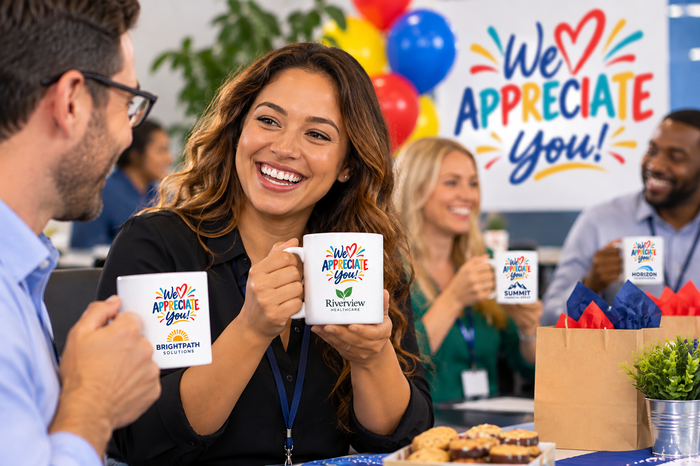 11 oz. Sip & Smile Team Appreciation Mug